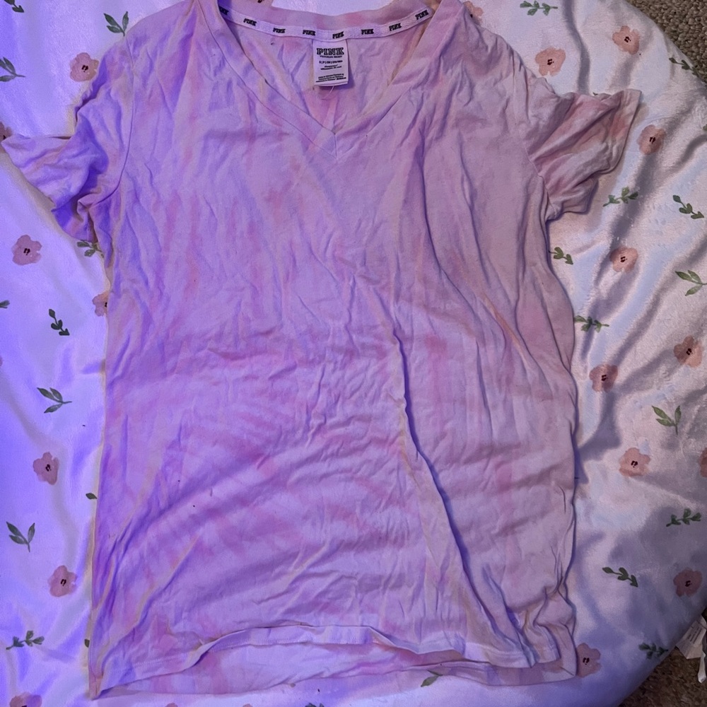 Victoria’s Secret pink pink tie dye shirt small